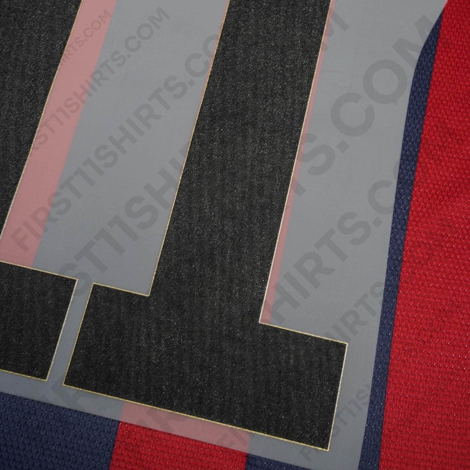 2013/14 FC Barcelona Home Name Set Neymar Jr 11 (Repro)