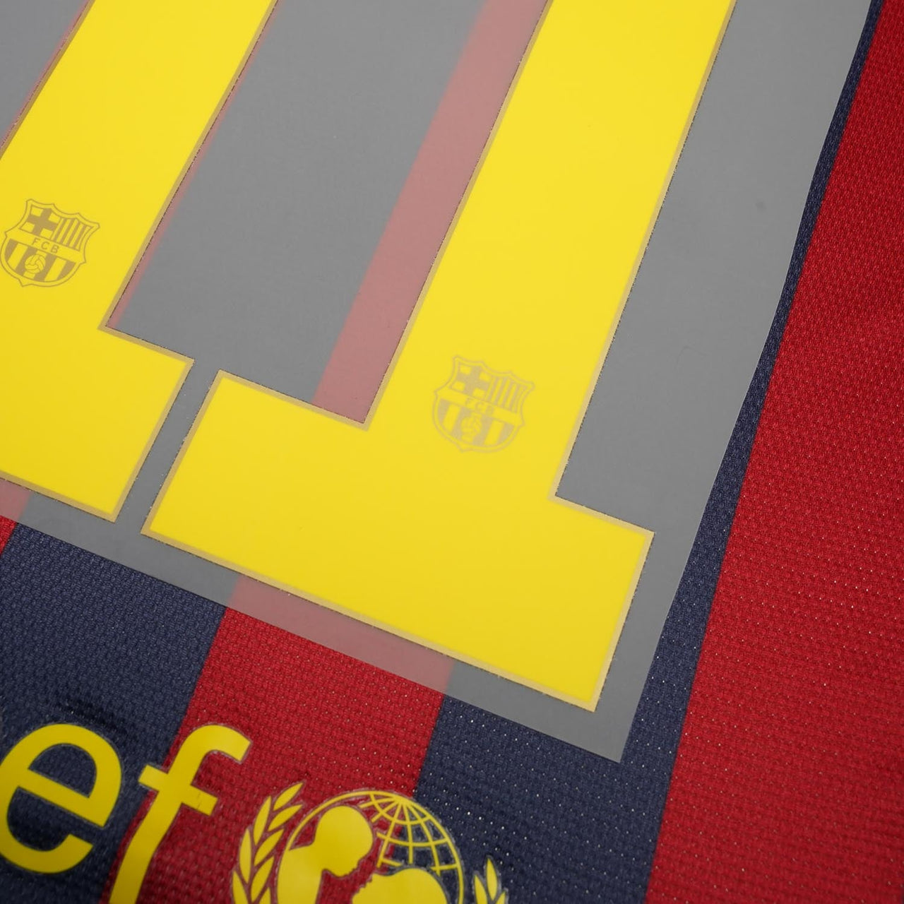 2013/14 FC Barcelona Home Name Set Neymar Jr #11 (Repro)