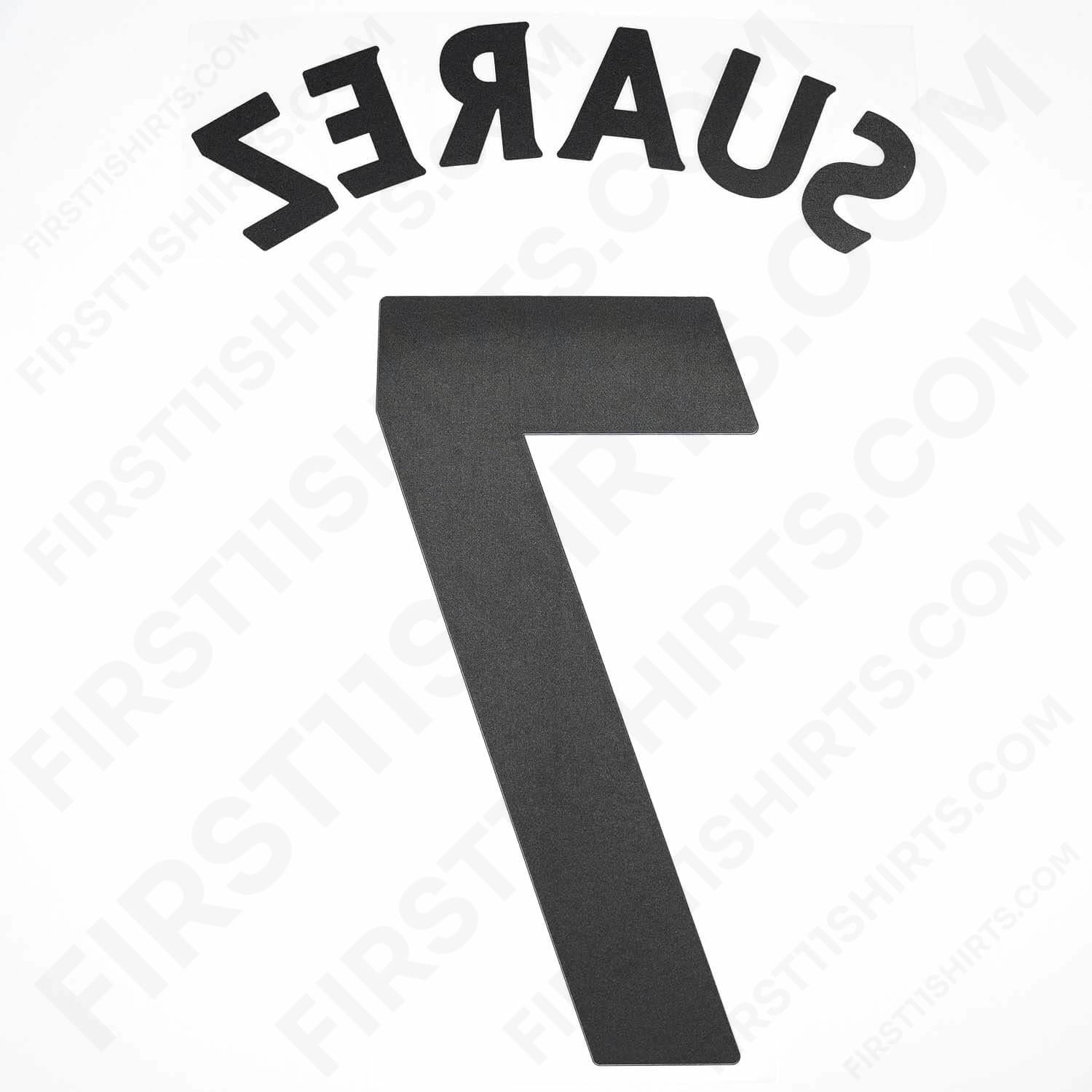 2013/14 Liverpool Away Name Set Suarez 7 PS (Repro)