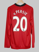 2013/14 Manchester United V.Persie #20 Home Shirt L/S (L)