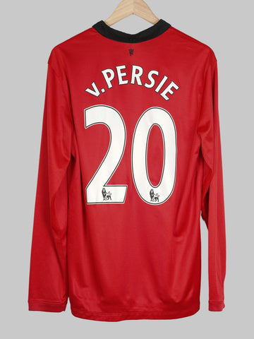 2013/14 Manchester United V.Persie #20 Home Shirt L/S (L)