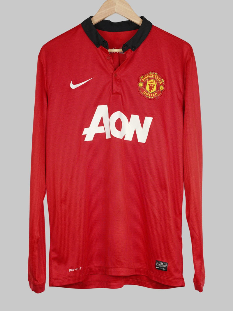 2013/14 Manchester United V.Persie #20 Home Shirt L/S (L)