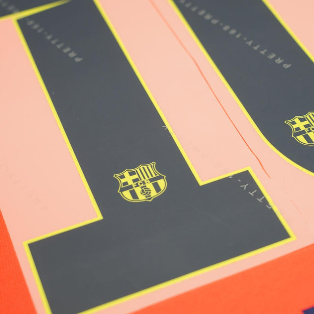 2014 - 15 FC Barcelona Away Name Set Messi 10 v2 (Repro)