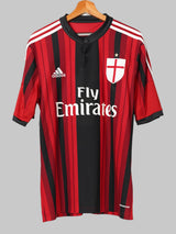 2014/15 AC Milan Balotelli #45 Home Shirt (M)