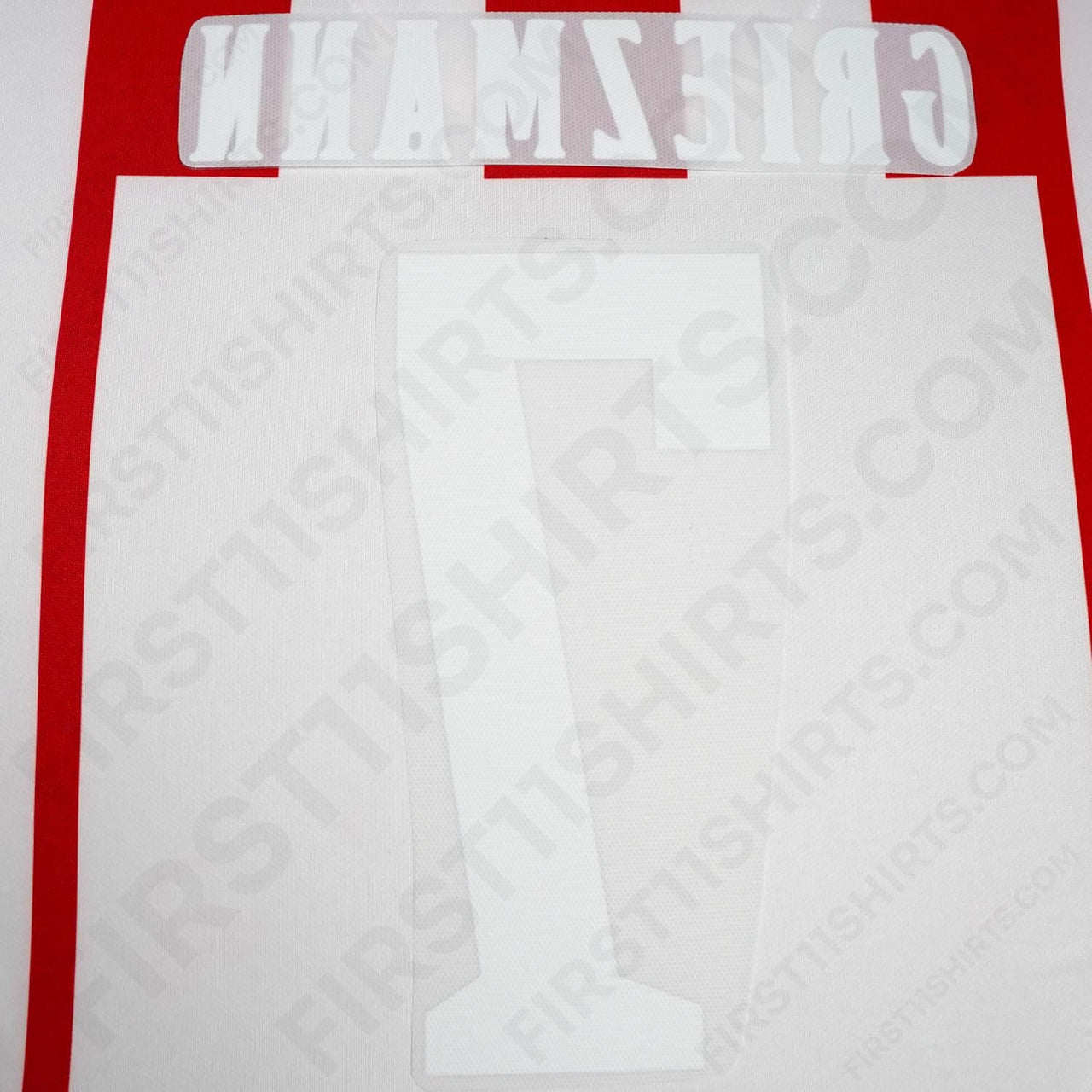 2014/15 Atletico Madrid Home Name Set Griezmann 7 (Repro)