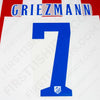 2014/15 Atletico Madrid Home Name Set Griezmann #7 (Repro)