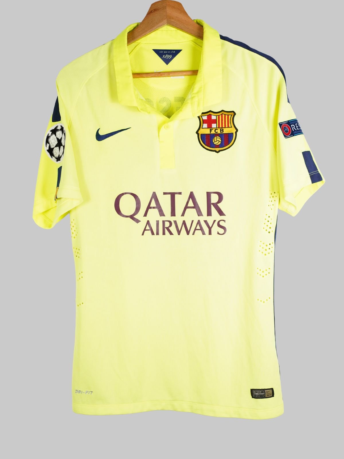 2014/15 Barcelona Messi #10 Third Shirt Player Issue (L) Nike