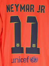 2014/15 Barcelona Neymar Jr #11 Away Shirt L/S (M)