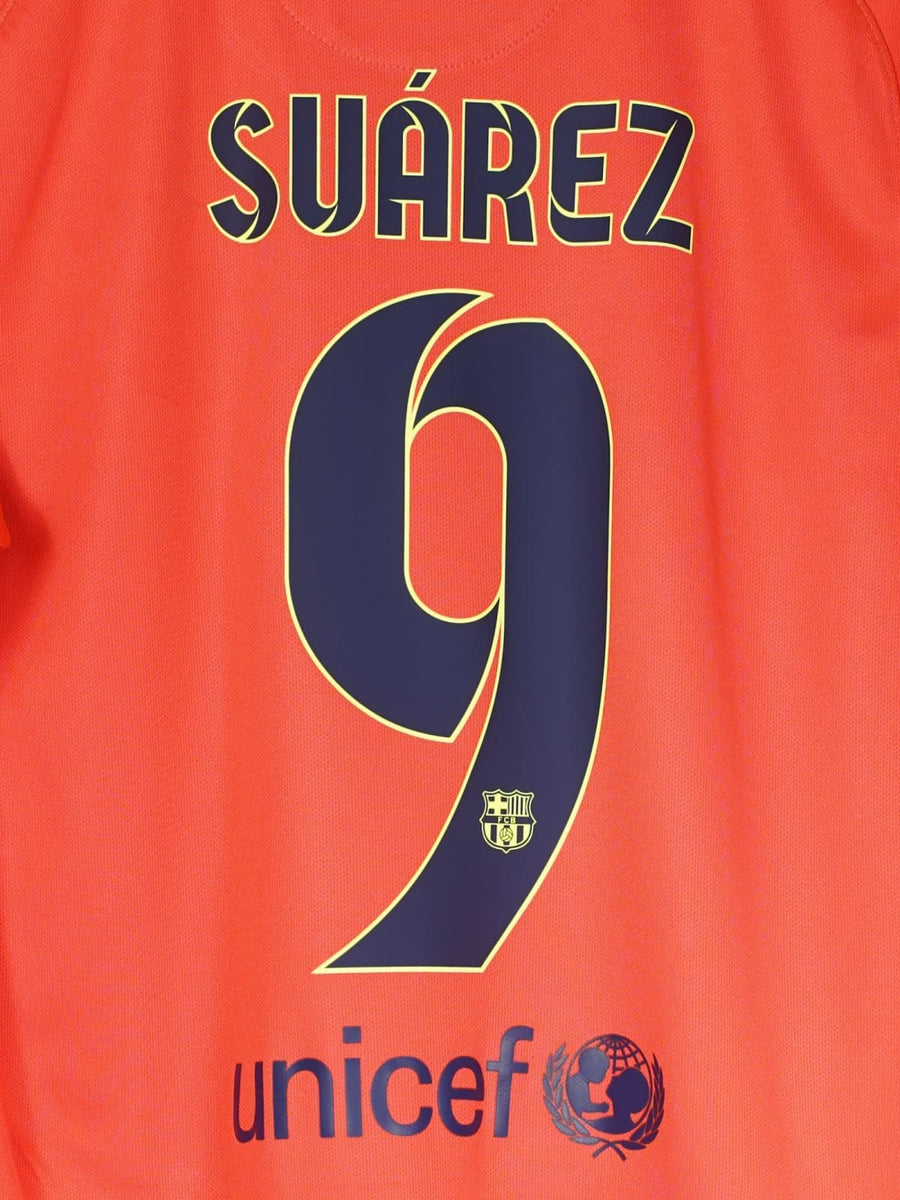 2014/15 Barcelona Suarez #9 Away Shirt (L)