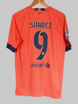 2014/15 Barcelona Suarez #9 Away Shirt (L)