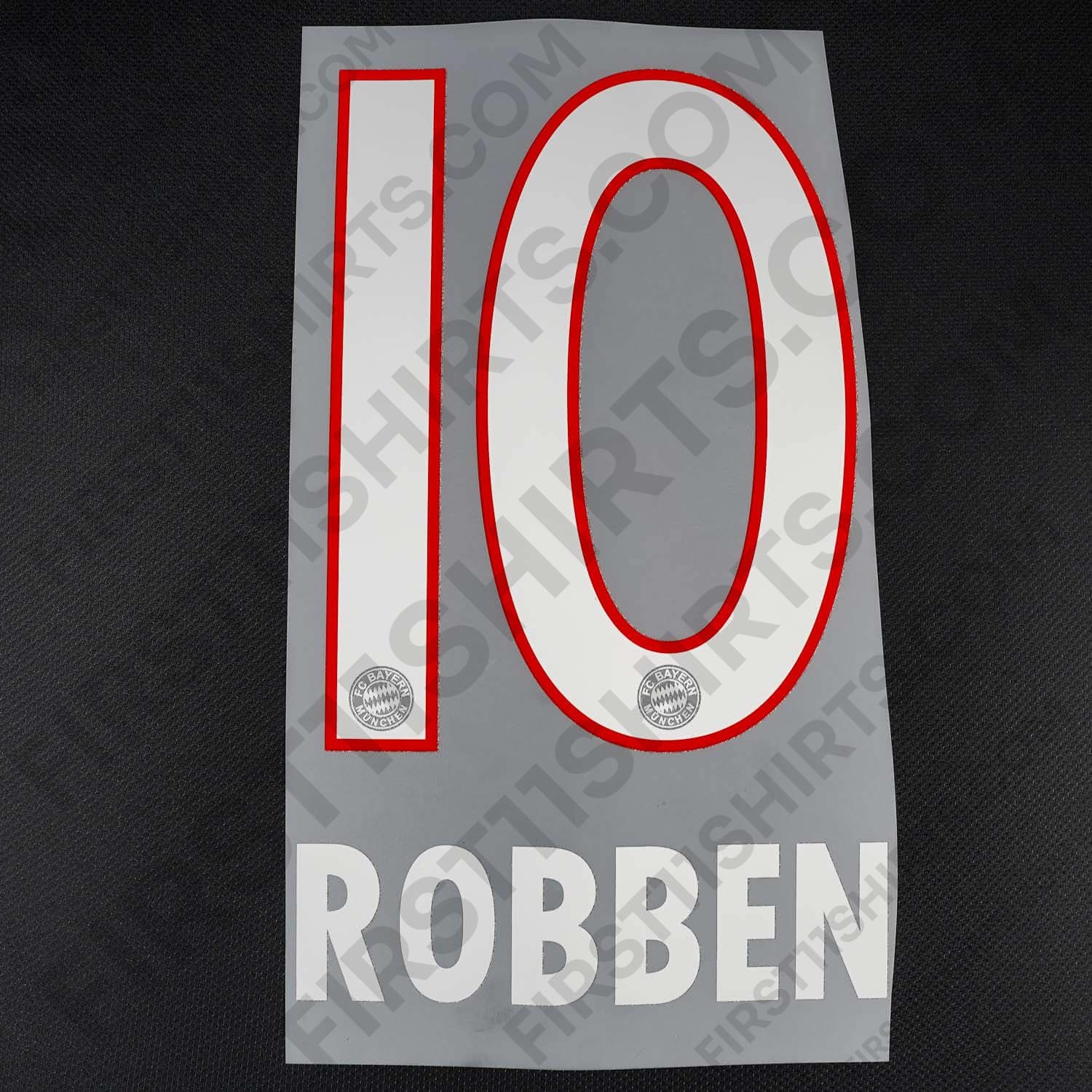 2014/15 Bayern Munich Third Name Set Robben 10 (Repro)