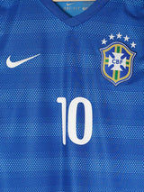 2014/15 Brazil Neymar Jr #10 Away Shirt (L)