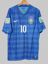 2014/15 Brazil Neymar Jr #10 Away Shirt (L)