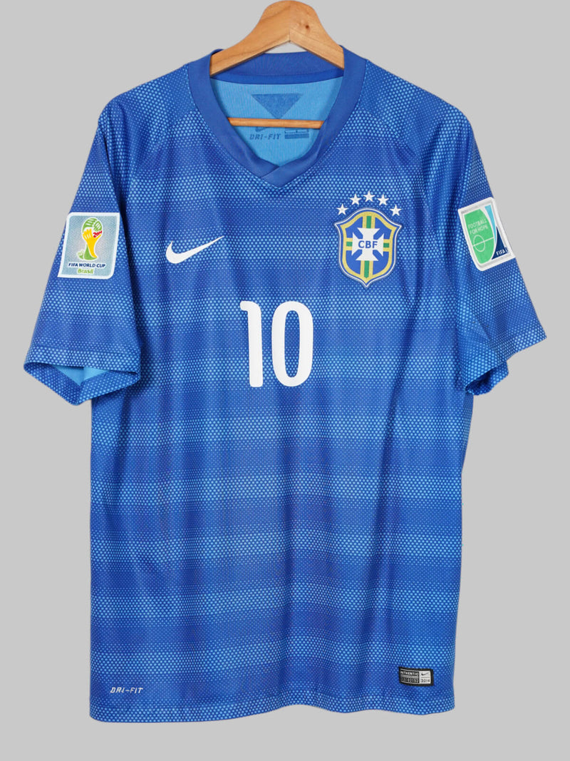 2014/15 Brazil Neymar Jr #10 Away Shirt (L)