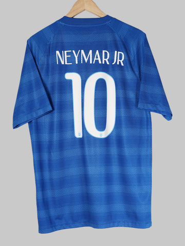 2014/15 Brazil Neymar Jr #10 Away Shirt (L)