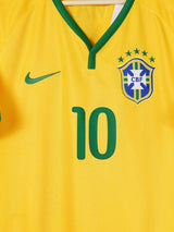 Brazil Home Shirt 2014/15 Neymar Jr 10 (L)
