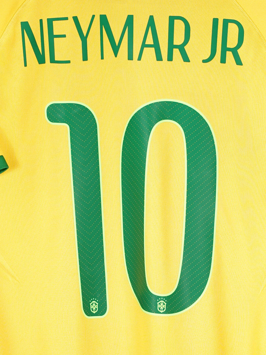2014/15 Brazil Neymar Jr #10 Home Shirt (M)