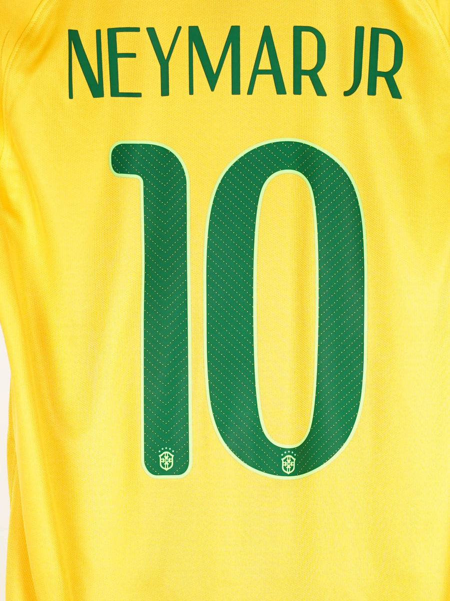 2014/15 Brazil Neymar Jr #10 Home Shirt (M)