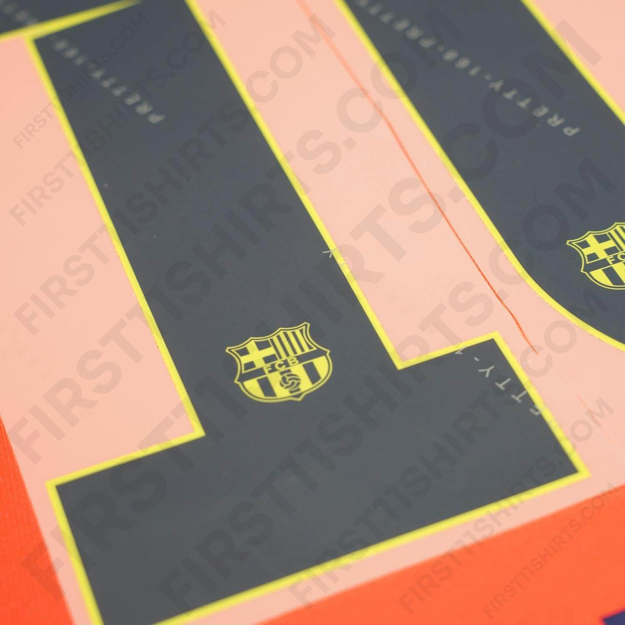 2014/15 FC Barcelona Away Name Set Messi 10 v2 (Repro)