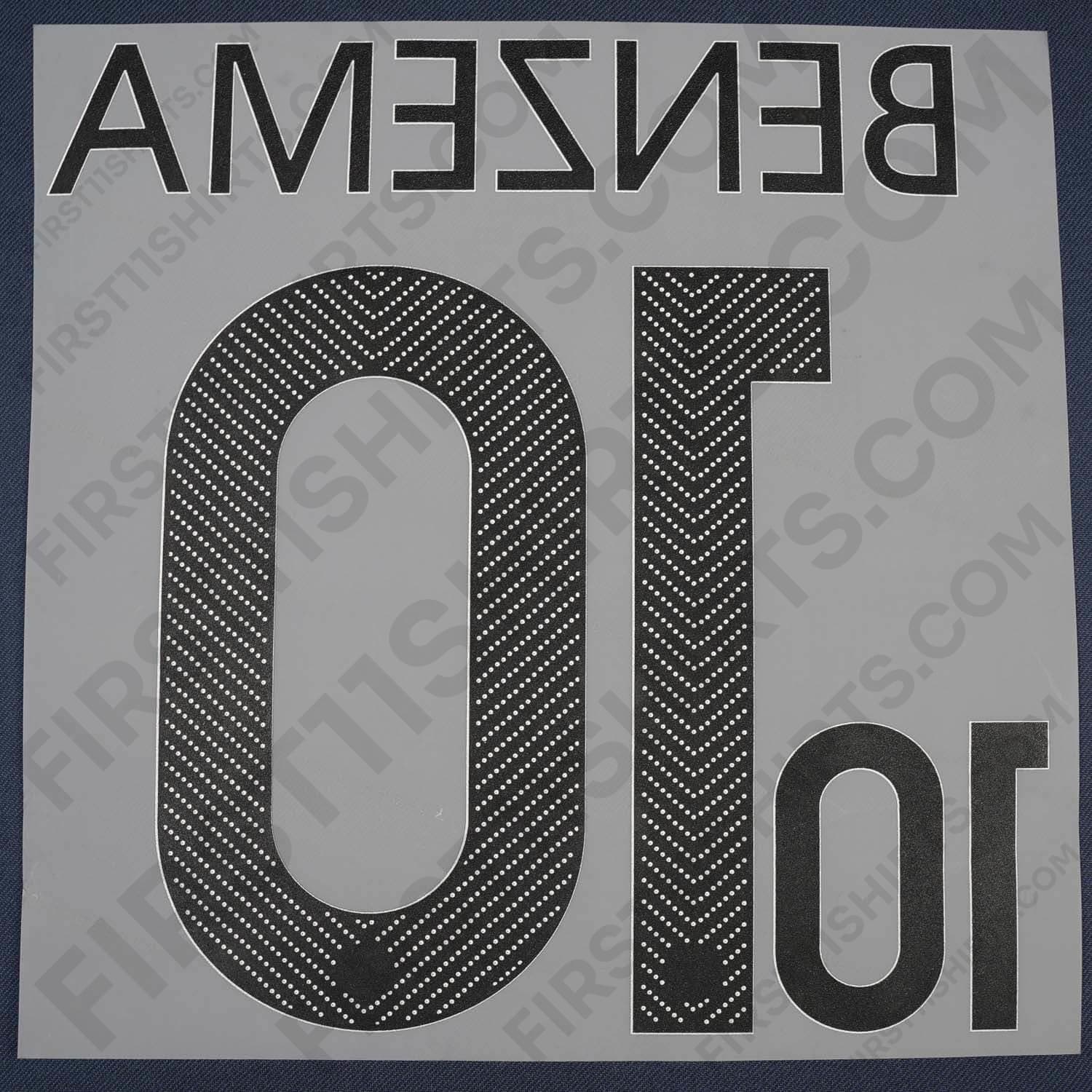 2014/15 France Home Name Set Benzema 10 (Repro)