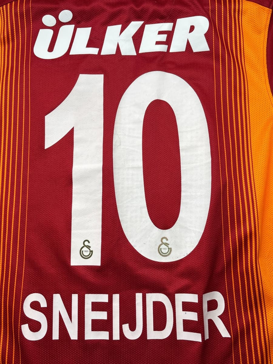 2014/15 Galatasaray Sneijder #10 Home Shirt Player Issue (M)