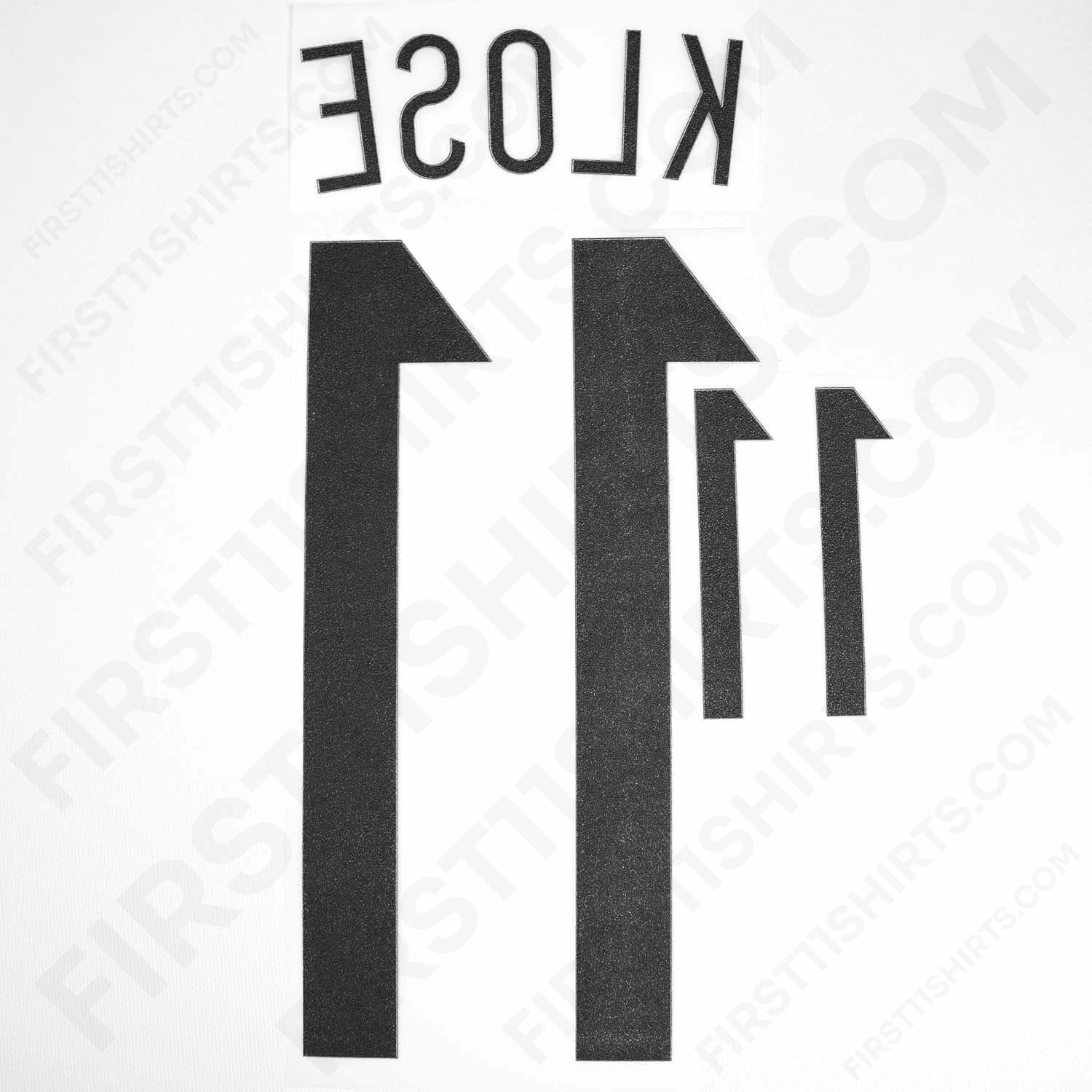 2014/15 Germany Home Name Set Klose 11