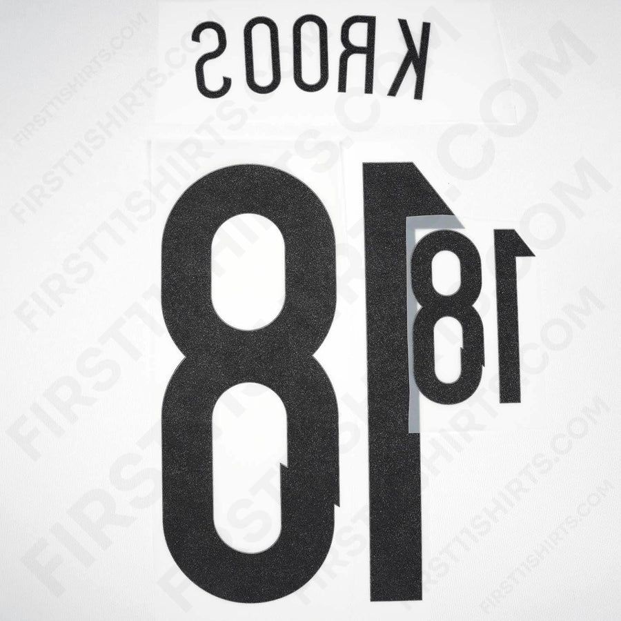 2014/15 Germany Home Name Set Kroos 18