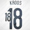 2014/15 Germany Home Name Set Kroos #18
