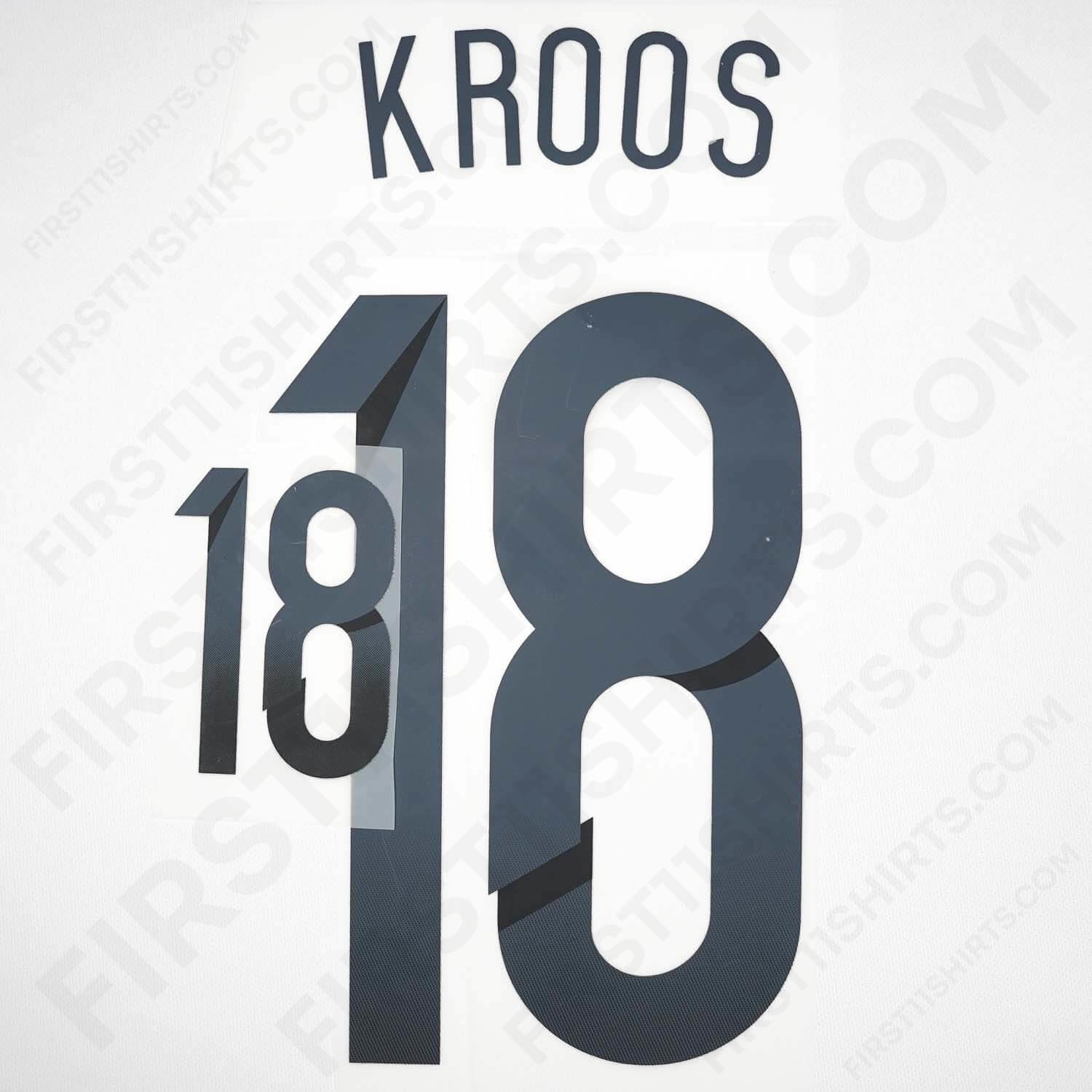 2014/15 Germany Home Name Set Kroos 18