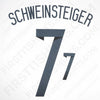 2014/15 Germany Home Name Set Schweinsteiger #7 (Repro)