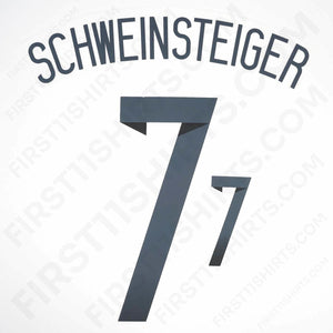 2014/15 Germany Home Name Set Schweinsteiger 7 (Repro)