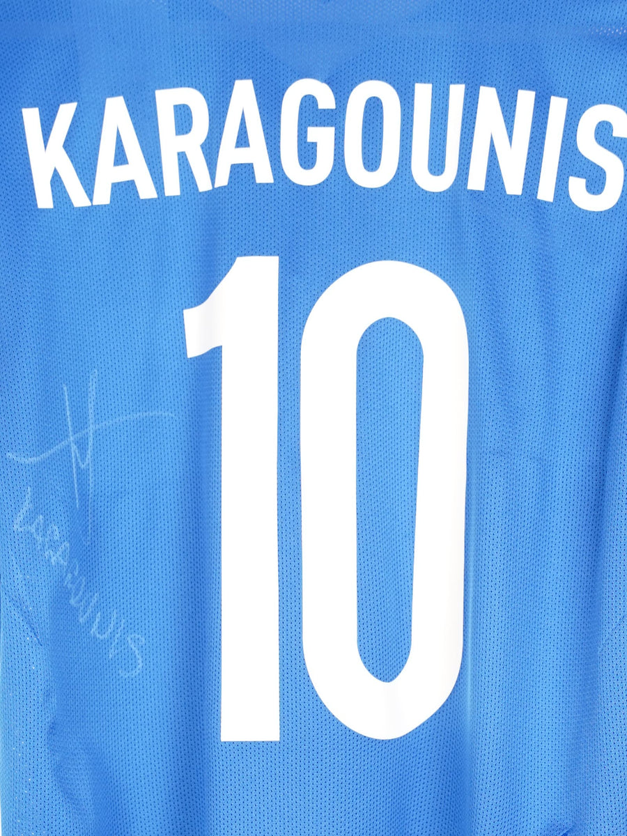 2014/15 Greece Karagounis #10 Away Shirt Player Issue (L)