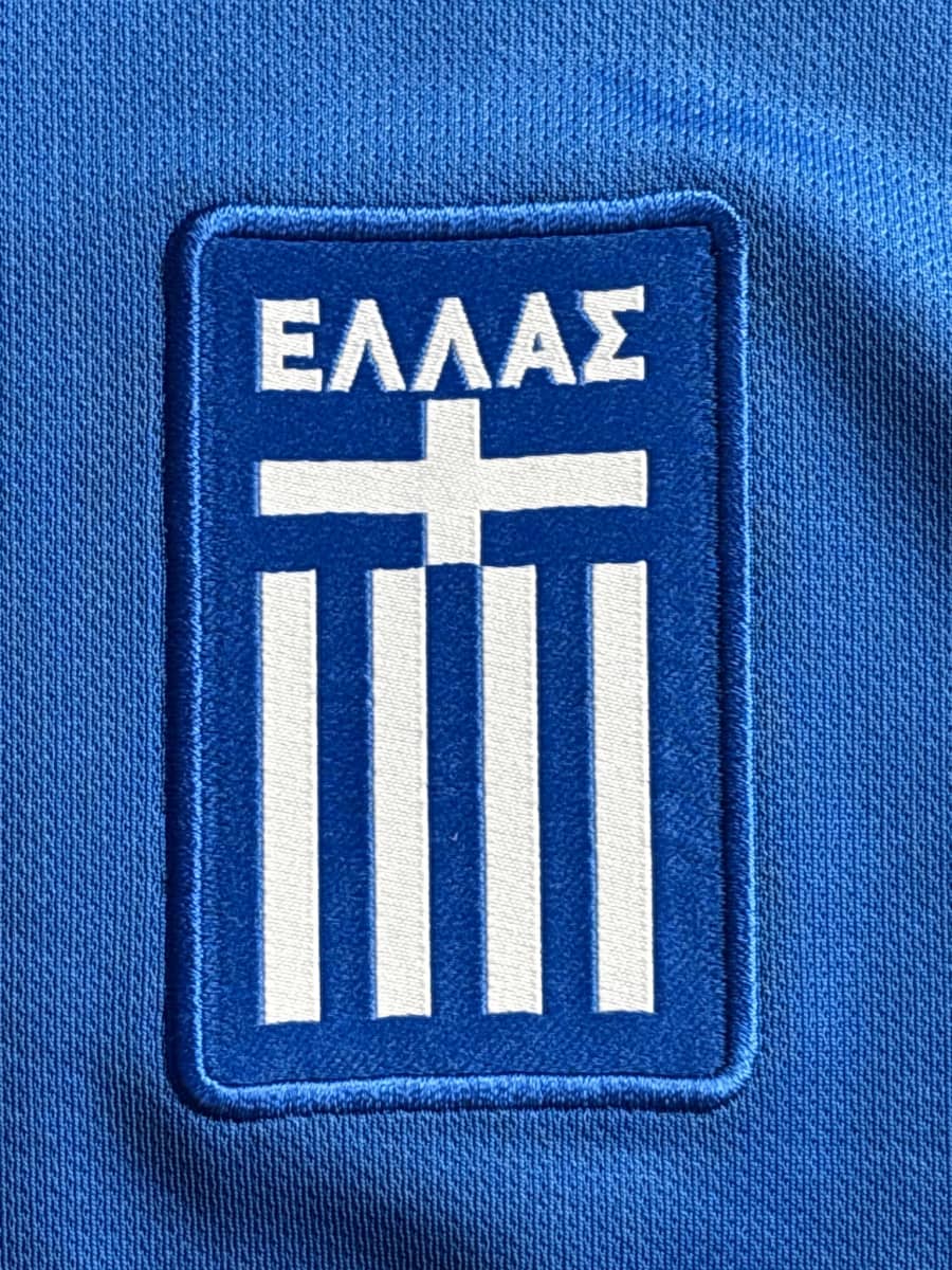 2014/15 Greece Karagounis #10 Away Shirt Player Issue (L)