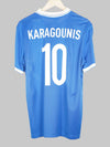 2014/15 Grèce Karagounis #10 Maillot Extérieur Version Joueur Signé avec Preuve Vidéo (L) Nike