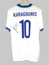2014/15 Griechenland Karagounis #10 Heimtrikot Spielerausgabe Signiert mit Videobeweis (L) Nike