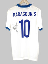 2014/15 Greece Karagounis #10 Home Shirt Player Issue (L)