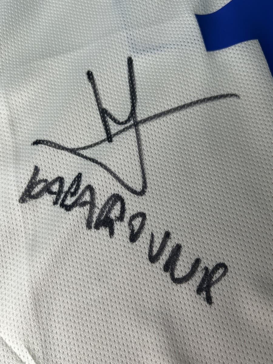 2014/15 Greece Karagounis #10 Home Shirt Player Issue (L)