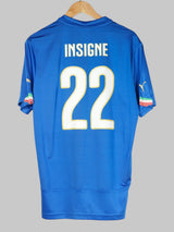 2014/15 Italy Insigne #22 Home Shirt (L)