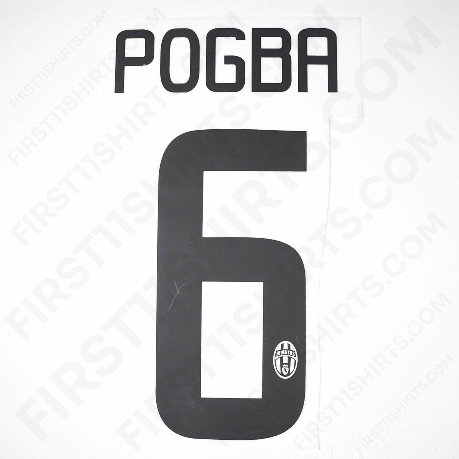 2014/15 Juventus Home Name Set Pogba 6
