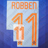 2014/15 Netherlands Away Name Set Robben #11 (Repro)