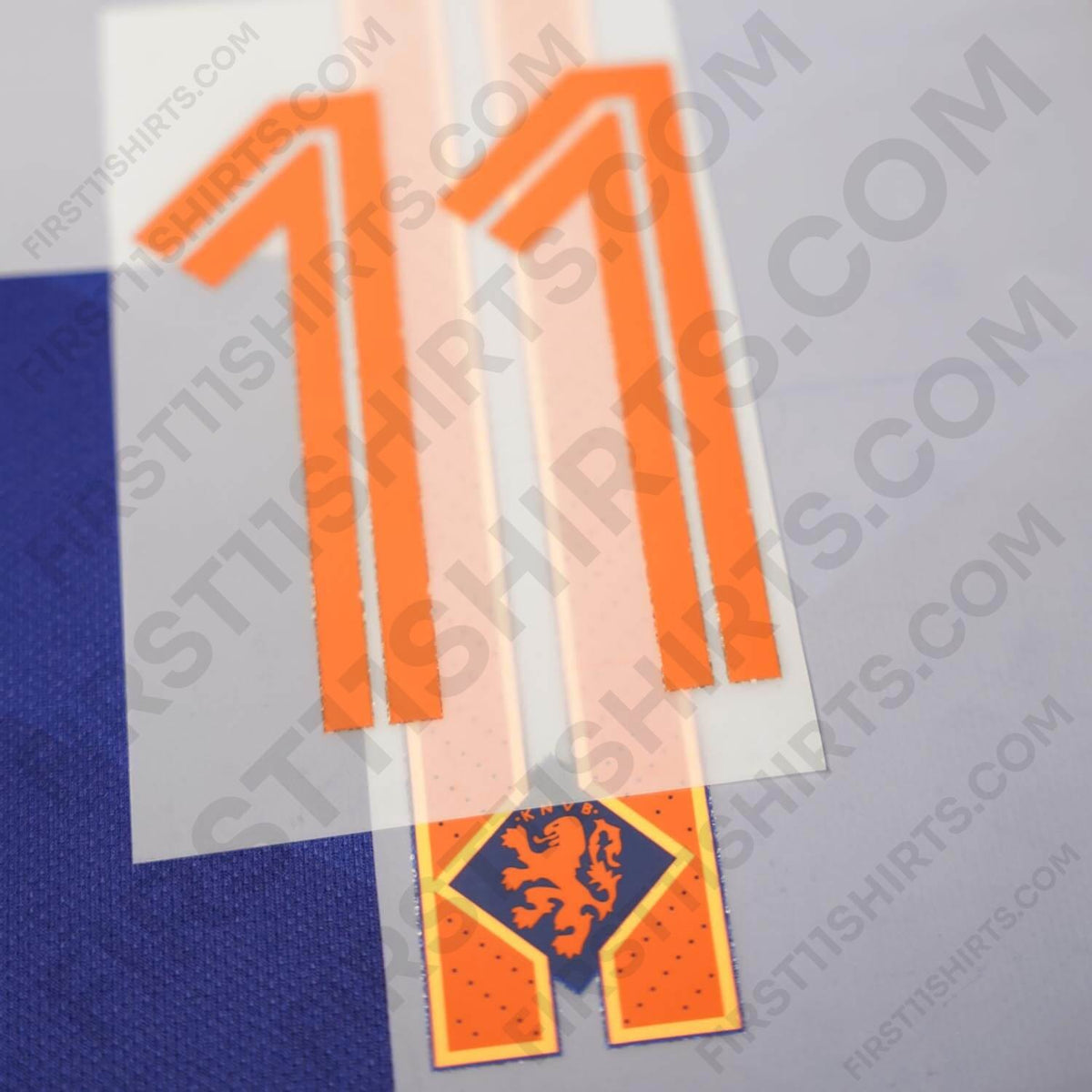 2014/15 Netherlands Away Name Set Robben 11 (Repro)