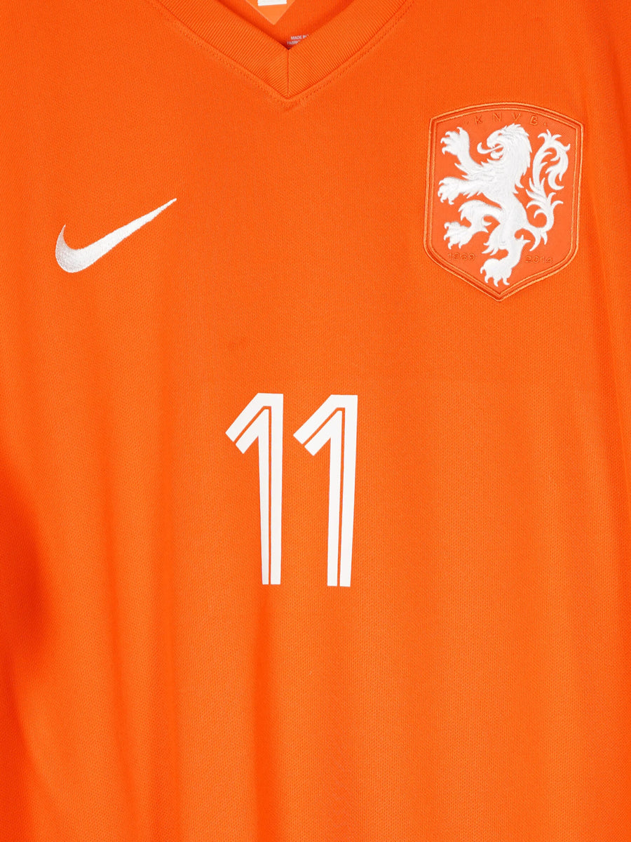 2014/15 Netherlands Robben #11 Home Shirt (XXL)