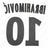2014/15 PSG Away Name Set Ibrahimovic 10 (Repro)