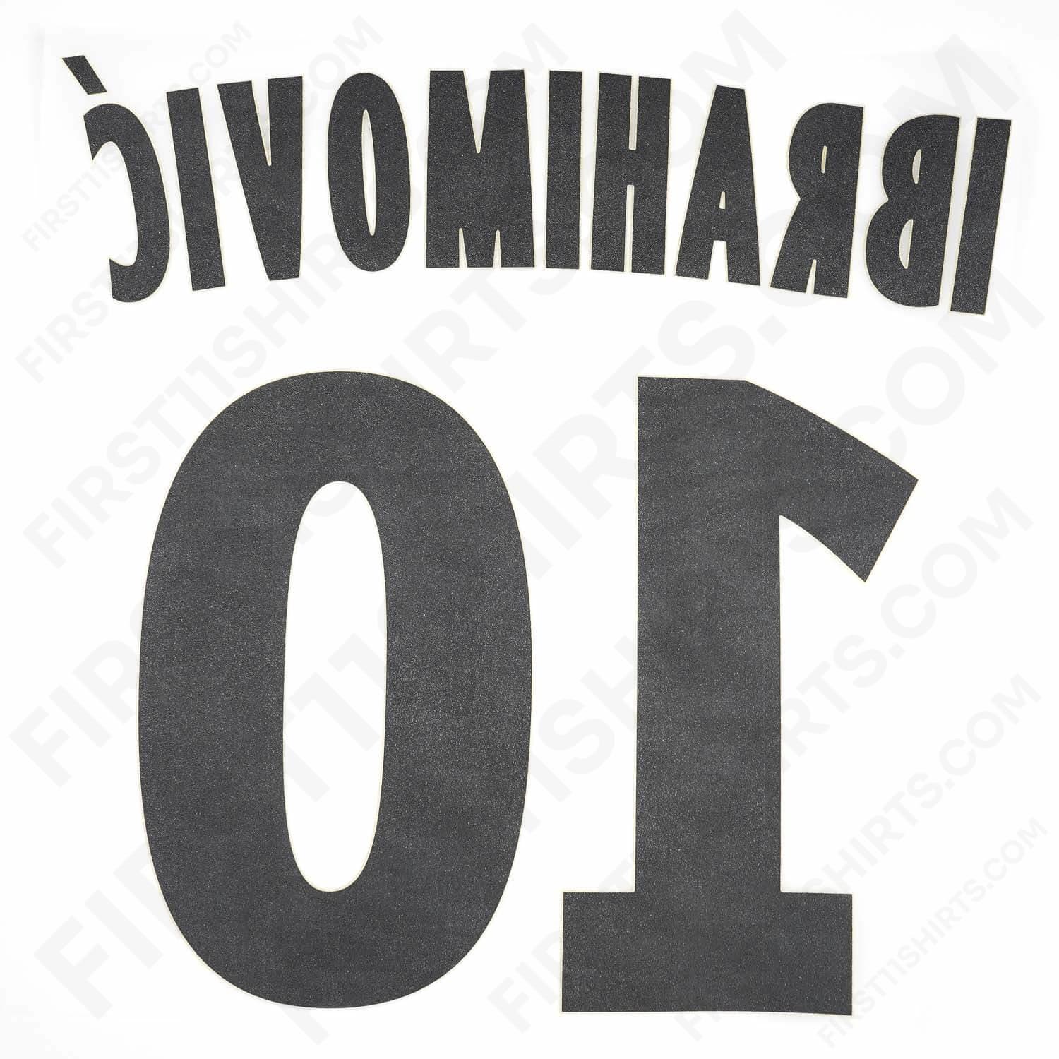 2014/15 PSG Away Name Set Ibrahimovic 10 (Repro)