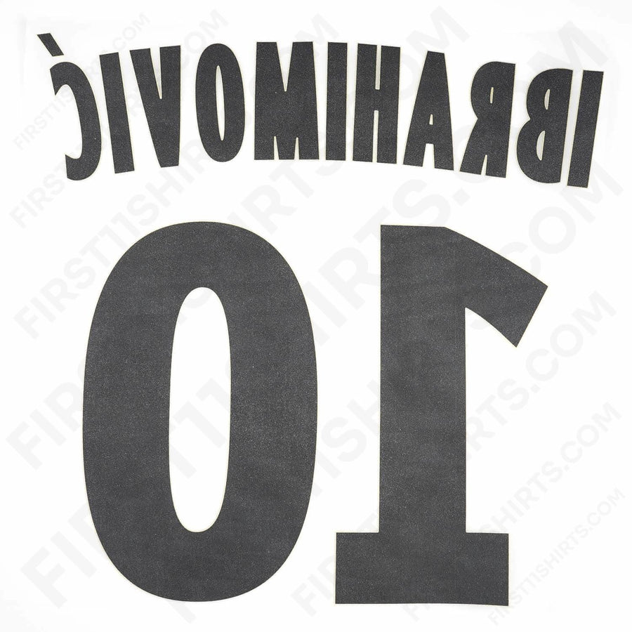 2014/15 PSG Away Name Set Ibrahimovic 10 (Repro)