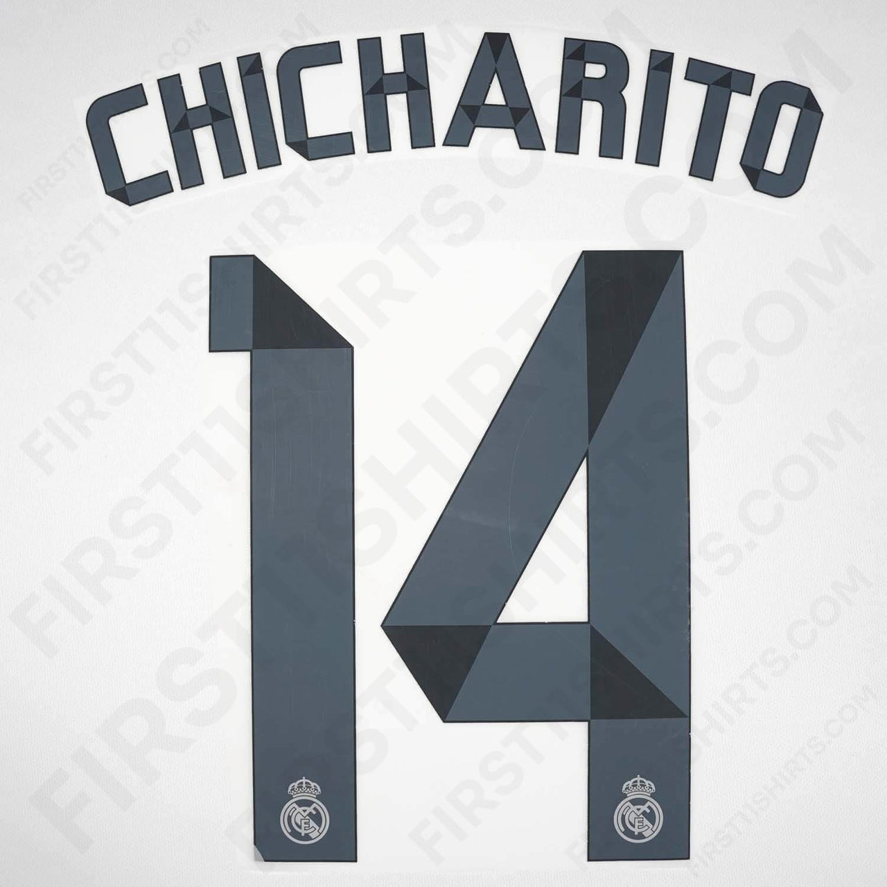 2014/15 Real Madrid Home Name Set Chicharito 14 (Repro)