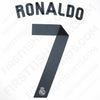 2014/15 Real Madrid Home Name Set Ronaldo #7 (Repro)