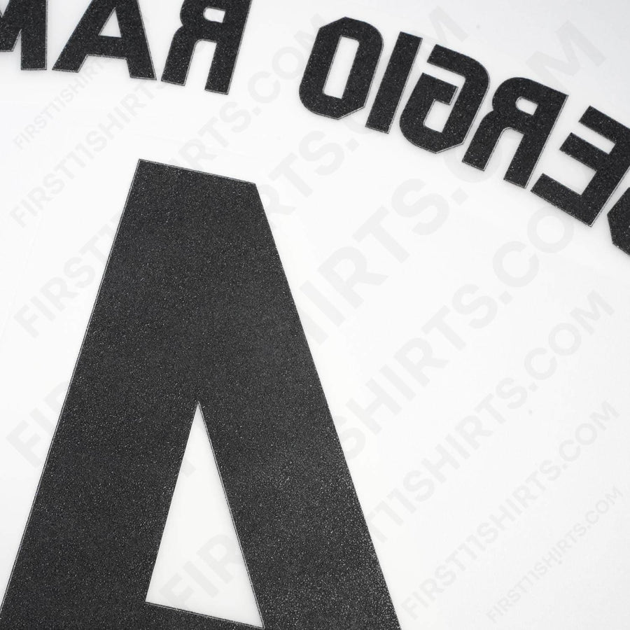 2014/15 Real Madrid Home Name Set Sergio Ramos 4 (Repro)