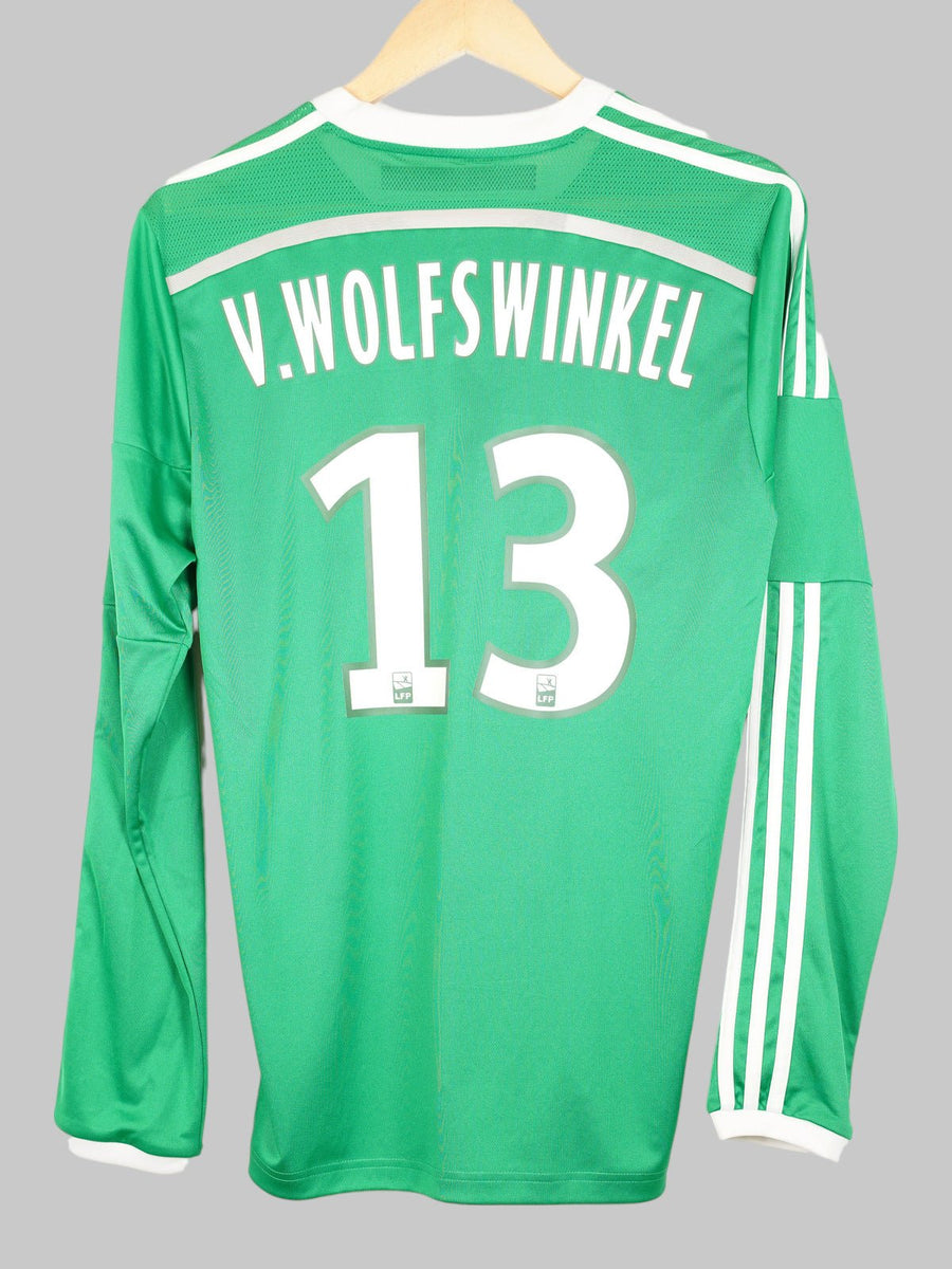 2014/15 Saint-Etienne V. Wolfswinkel #13 Home Shirt L/S (M)