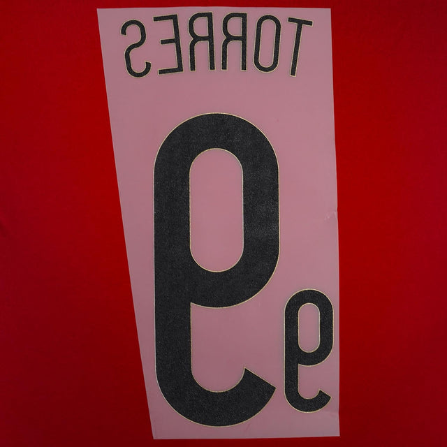 2014/15 Spain Home Name Set Torres #9 (Repro)